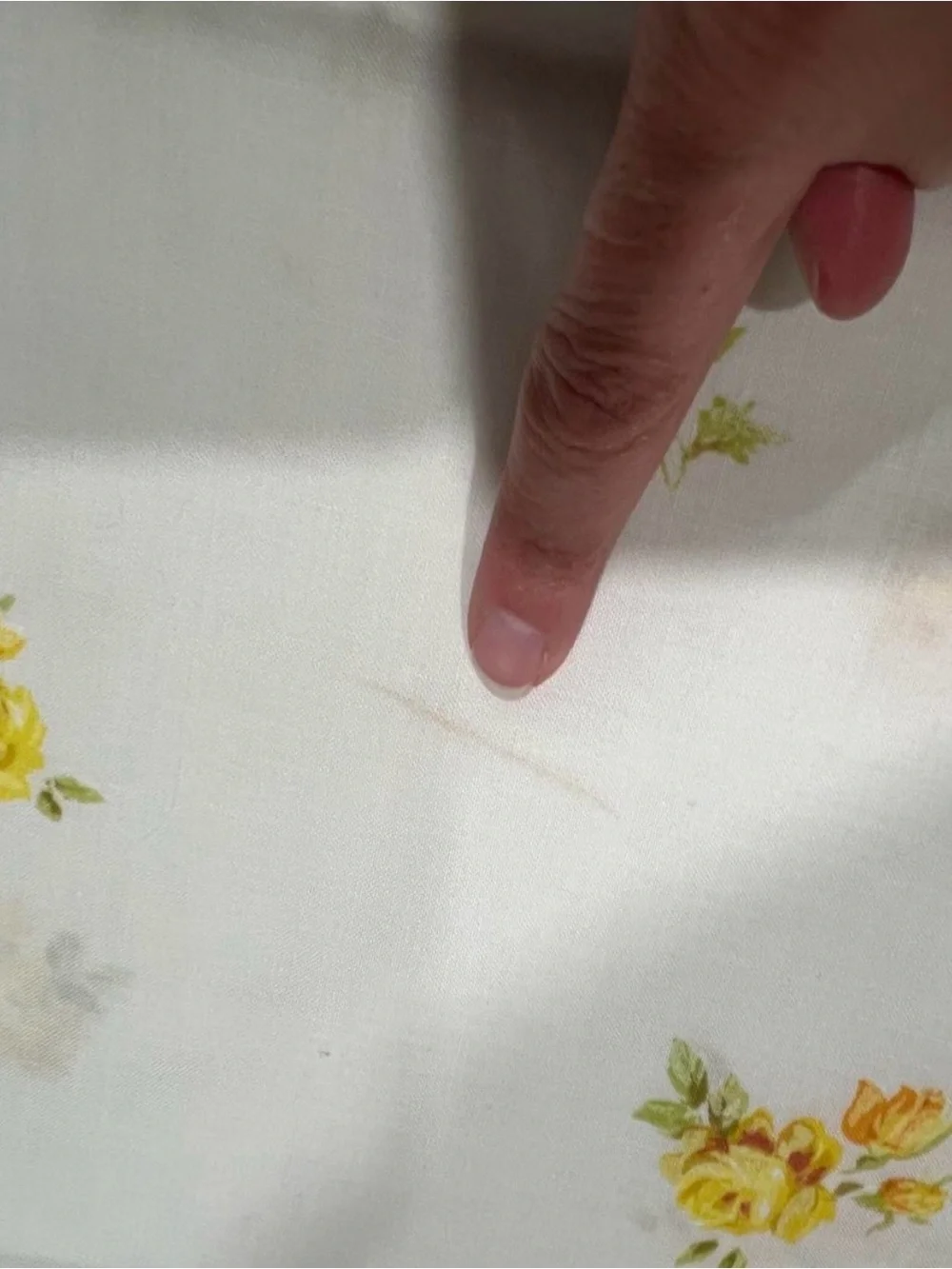 Vintage 70’s Floral Yellow Rose Pillowcases